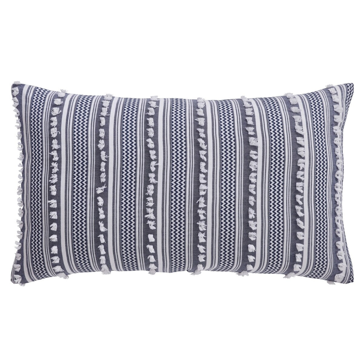 Parure de lit Angelique de Better Trends, 100 % coton, douce et moelleuse, en chenille à rayures élégantes. Lavable en machine et séchable en machine.