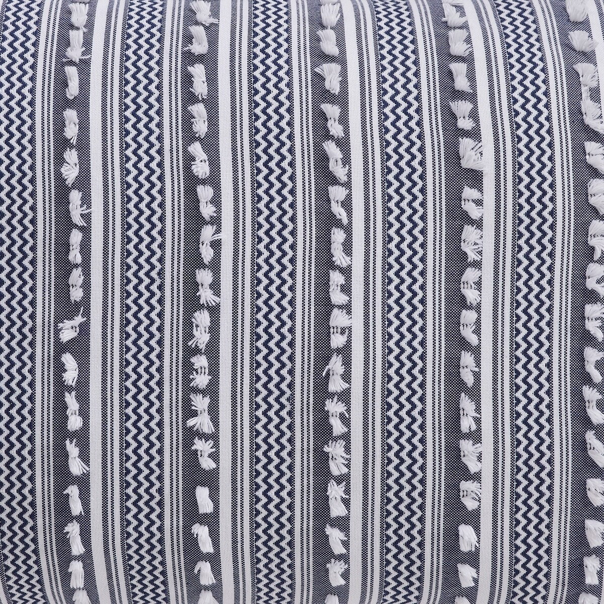 Parure de lit Angelique de Better Trends, 100 % coton, douce et moelleuse, en chenille à rayures élégantes. Lavable en machine et séchable en machine.