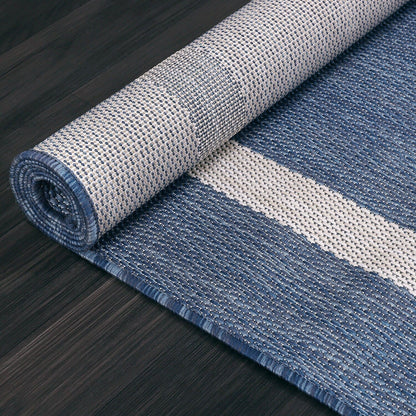 Tapis Beverly Rug moderne à bordures pour intérieur et extérieur, tapis d'extérieur pour patio, terrasse, porche