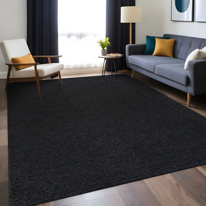 Tapis d'intérieur Beverly Rug uni, antidérapant, dos en caoutchouc, lavable