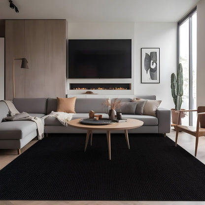 Tapis d'intérieur Beverly Rug uni, antidérapant, dos en caoutchouc, lavable