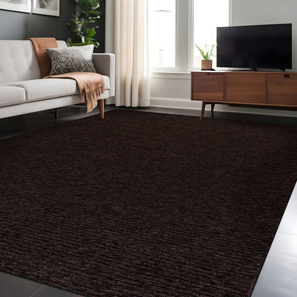 Tapis d'intérieur Beverly Rug uni, antidérapant, dos en caoutchouc, lavable