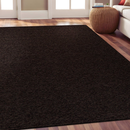 Tapis d'intérieur Beverly Rug uni, antidérapant, dos en caoutchouc, lavable