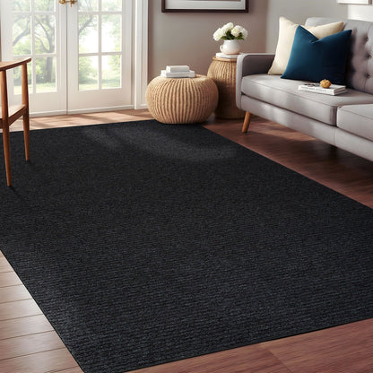 Tapis d'intérieur Beverly Rug uni, antidérapant, dos en caoutchouc, lavable