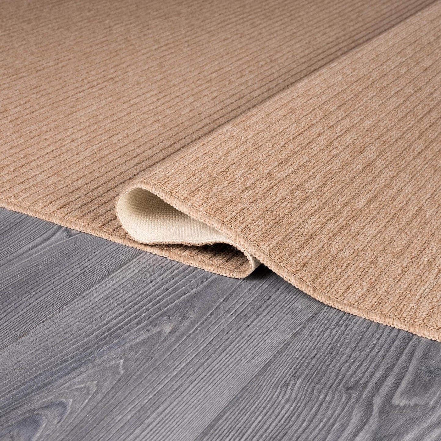 Tapis d'intérieur Beverly Rug uni, antidérapant, dos en caoutchouc, lavable