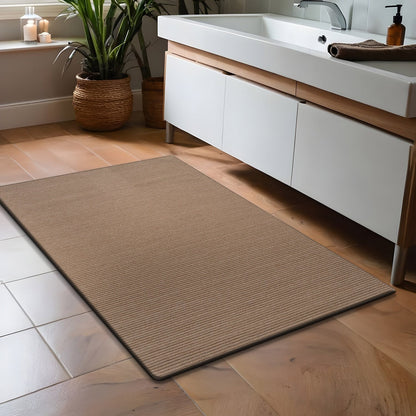 Tapis d'intérieur Beverly Rug uni, antidérapant, dos en caoutchouc, lavable