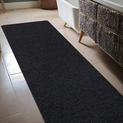 Tapis d'intérieur Beverly Rug uni, antidérapant, dos en caoutchouc, lavable