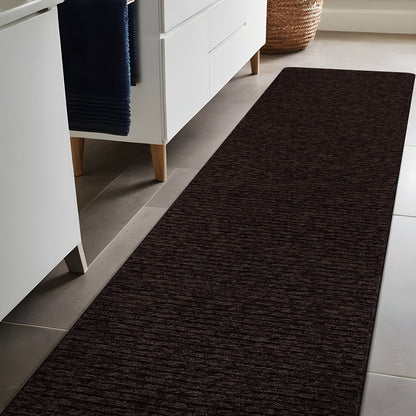 Tapis d'intérieur Beverly Rug uni, antidérapant, dos en caoutchouc, lavable