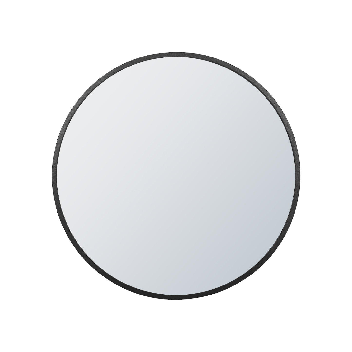 Arcus 30 X 30 Hand Crafted Round Mirror - Noir|Miroir rond Arcus 30 po x 30 po fabriqué à la main - noir