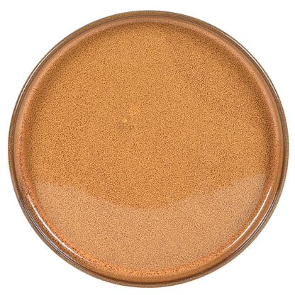 Service de table Bloomhouse Santorini Mist 16 pièces, assiettes et bols à double bol en terre cuite émaillée réactive