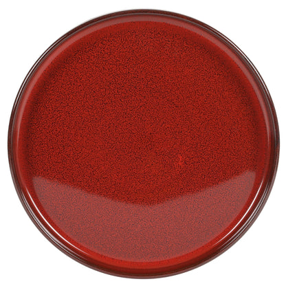 Service de table Bloomhouse Santorini Mist 16 pièces, assiettes et bols à double bol en terre cuite émaillée réactive