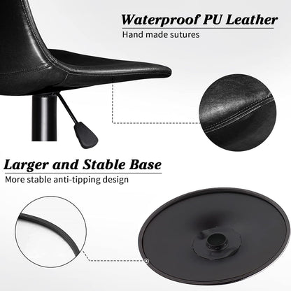 Tabourets de bar pivotants et réglables Bossin avec dossier – Hauteur comptoir