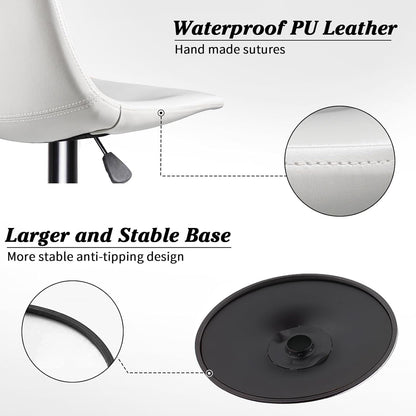 Tabourets de bar pivotants et réglables Bossin avec dossier – Hauteur comptoir