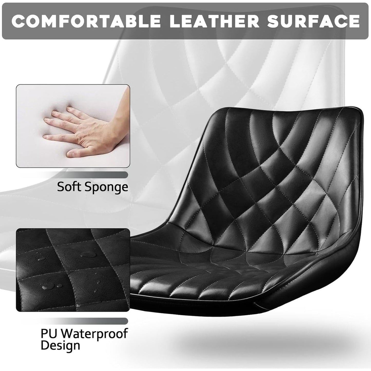 Tabourets de bar pivotants et réglables Bossin avec dossier – Hauteur comptoir