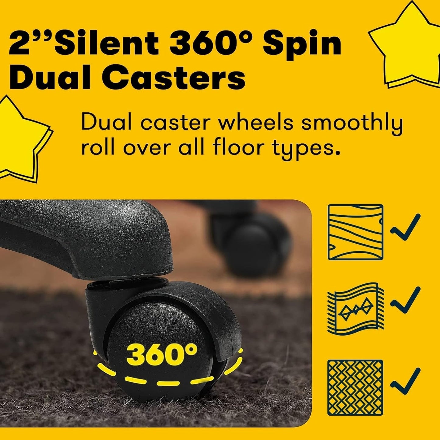 Fauteuil de bureau Bossin pour grandes tailles, dossier haut, fauteuil de direction ergonomique réglable en cuir, capacité 181 kg (400 lbs)