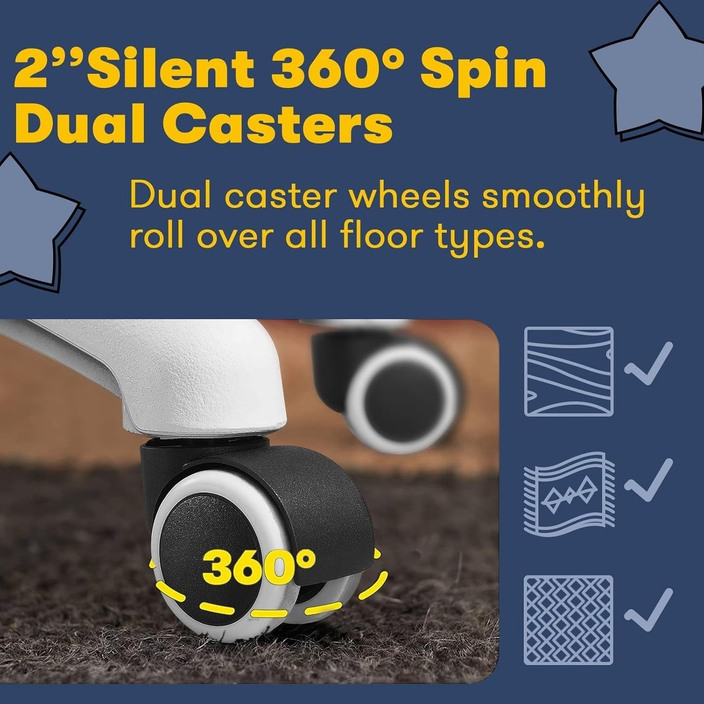 Fauteuil de bureau Bossin pour grandes tailles, dossier haut, fauteuil de direction ergonomique réglable en cuir, capacité 181 kg (400 lbs)