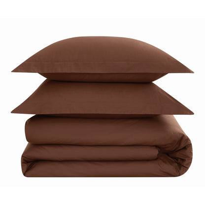 Ensemble de couette en percale de coton à tissage serré Brooklyn Loom