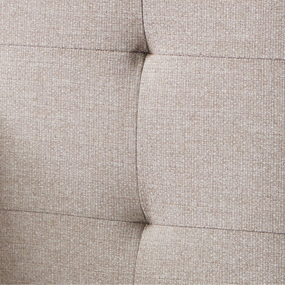 Tête de lit capitonnée réglable Brookside Kaylee, motif carré et losange