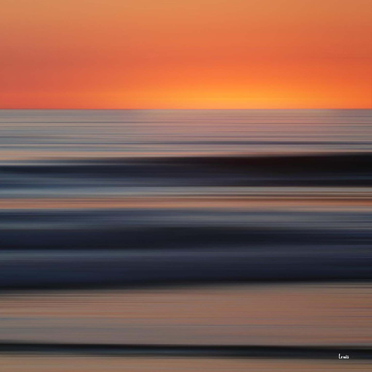 Œuvre d'art murale géante « Cesmare » 72 x 72