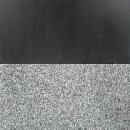 Chaise de salle à manger Cami avec tissu en cuir végétalien - Gris | Chaise de salle à manger Cami en tissu en similicuir - grise