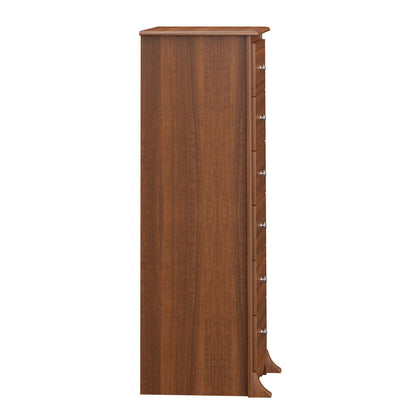 Commode haute 6 tiroirs Monterey - Cerisier|Commode verticale haute Monterey à 6 tiroirs - cerisier