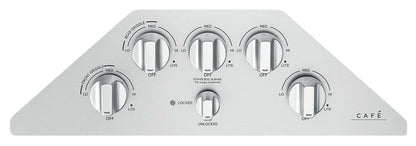 Cafe 30 5-Element Gas Cooktop - Stainless - CGP95302MS1 | Cuisinière à gaz Café de 30 po à 5 éléments - acier inoxydable - CGP95302MS1
