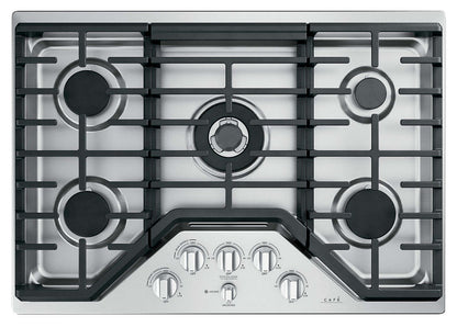 Cafe 30 5-Element Gas Cooktop - Stainless - CGP95302MS1 | Cuisinière à gaz Café de 30 po à 5 éléments - acier inoxydable - CGP95302MS1