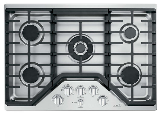 Cafe 30 5-Element Gas Cooktop - Stainless - CGP95302MS1 | Cuisinière à gaz Café de 30 po à 5 éléments - acier inoxydable - CGP95302MS1