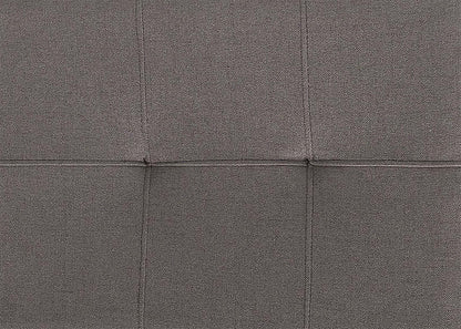 Chaise de salle à manger Chelsea avec tissu d'apparence lin - Marron | Chaise de salle à manger Chelsea en tissu d'apparence lin - brune