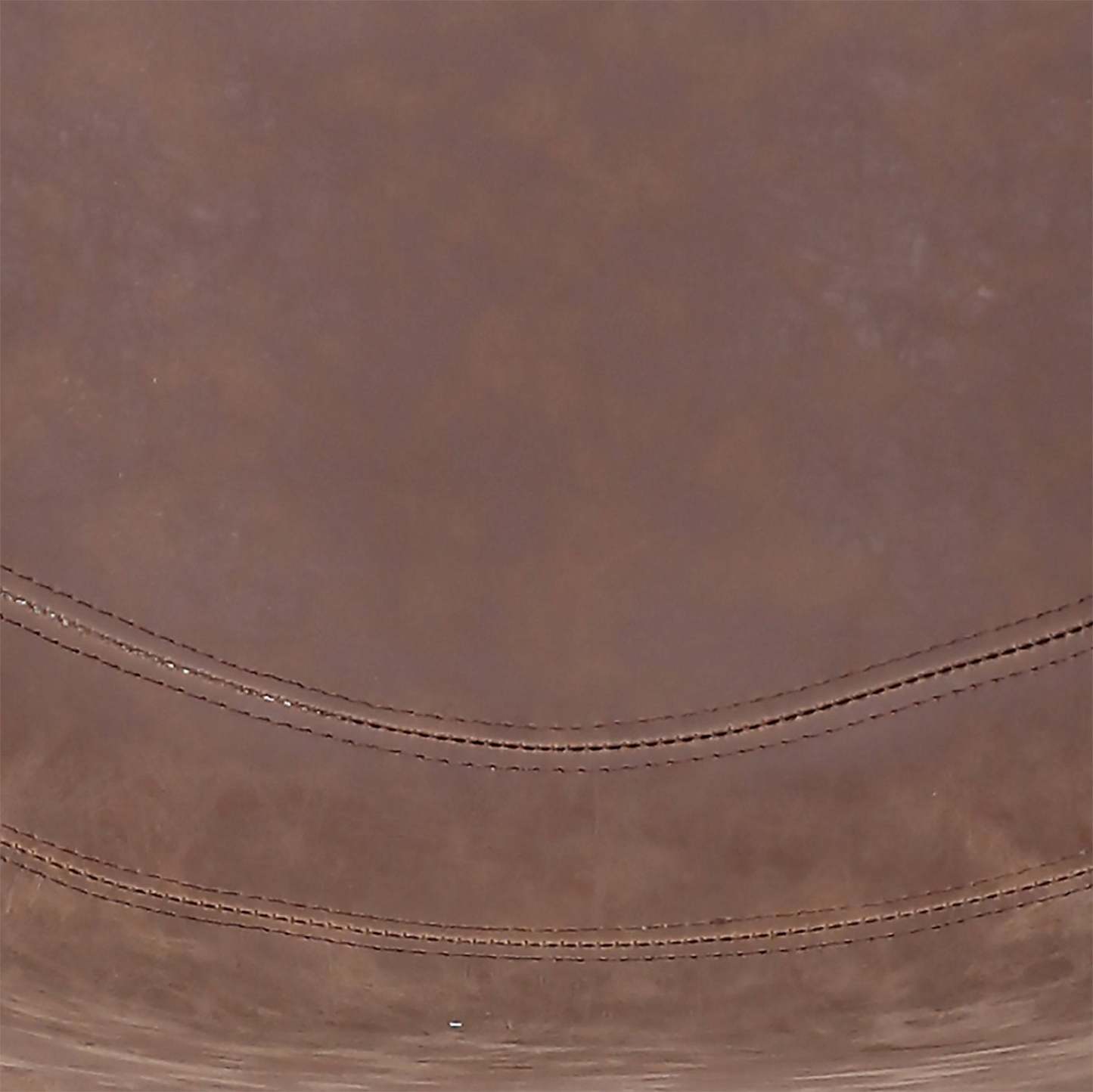 Tabouret Coty de hauteur comptoir en tissu de cuir végétalien et en métal - brun