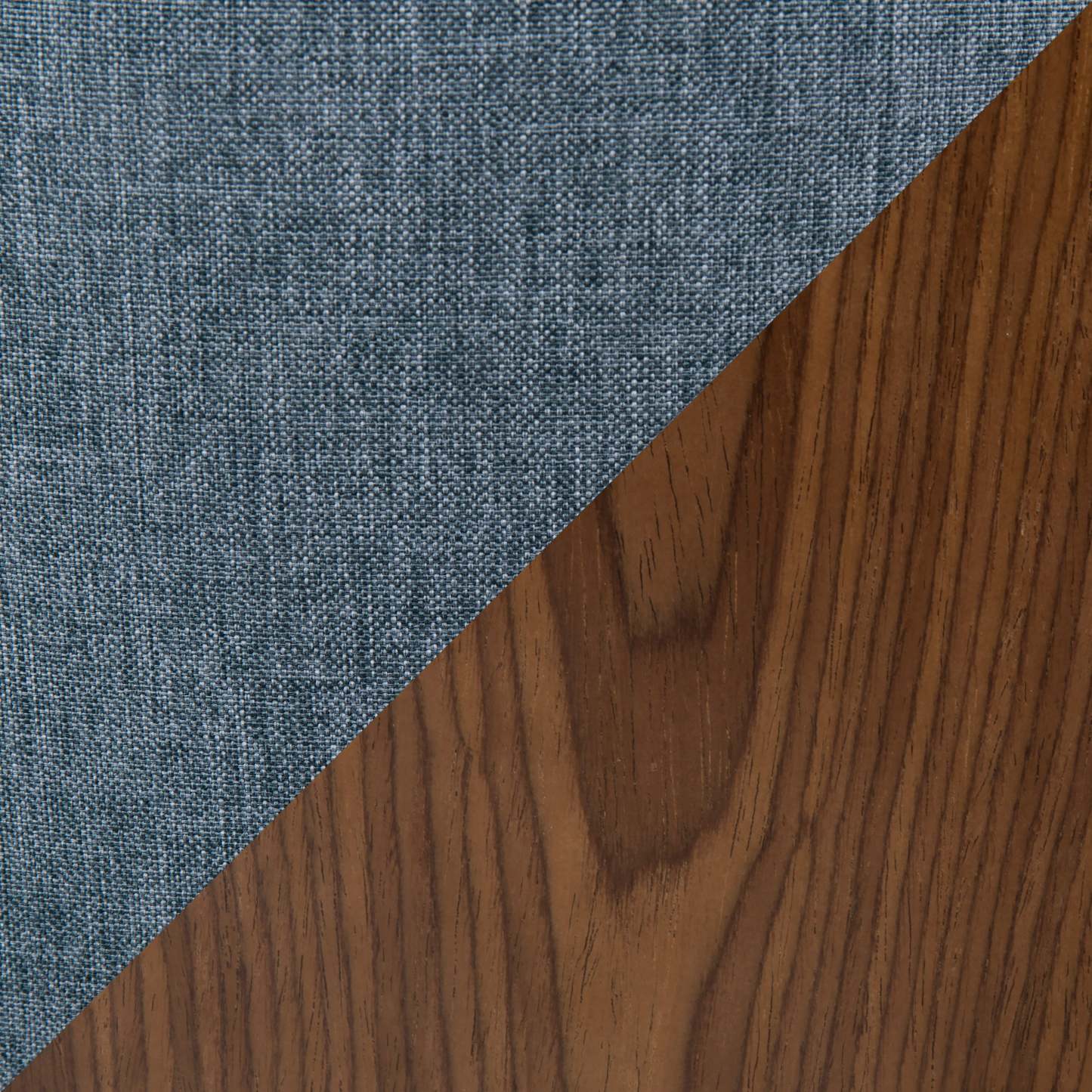 LumiSource Pebble Blue Fabric Mid-Century Modern Counter-Height Stool - Set of 2|Tabouret moderne du milieu du 20e siècle Pebble de hauteur comptoir en tissu bleu - ensemble de 2