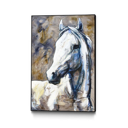 Lily Of The Valley Canvas Framed Black 24x36 Wall Art|Œuvre d'art murale sur toile encadrée noire « Lily Of The Valley » 24 x 36