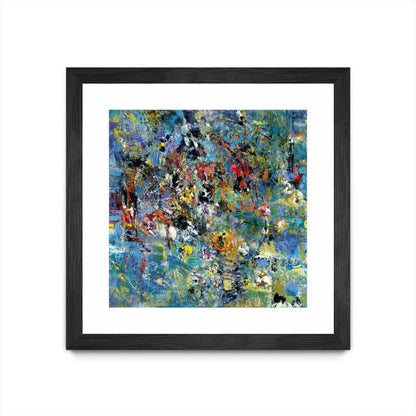 Carpe Diem 2 Matted and Framed Black 36x36 Wall Art|Œuvre d’art murale encadrée noire et mate « Carpe Diem 2 » 36 x 36