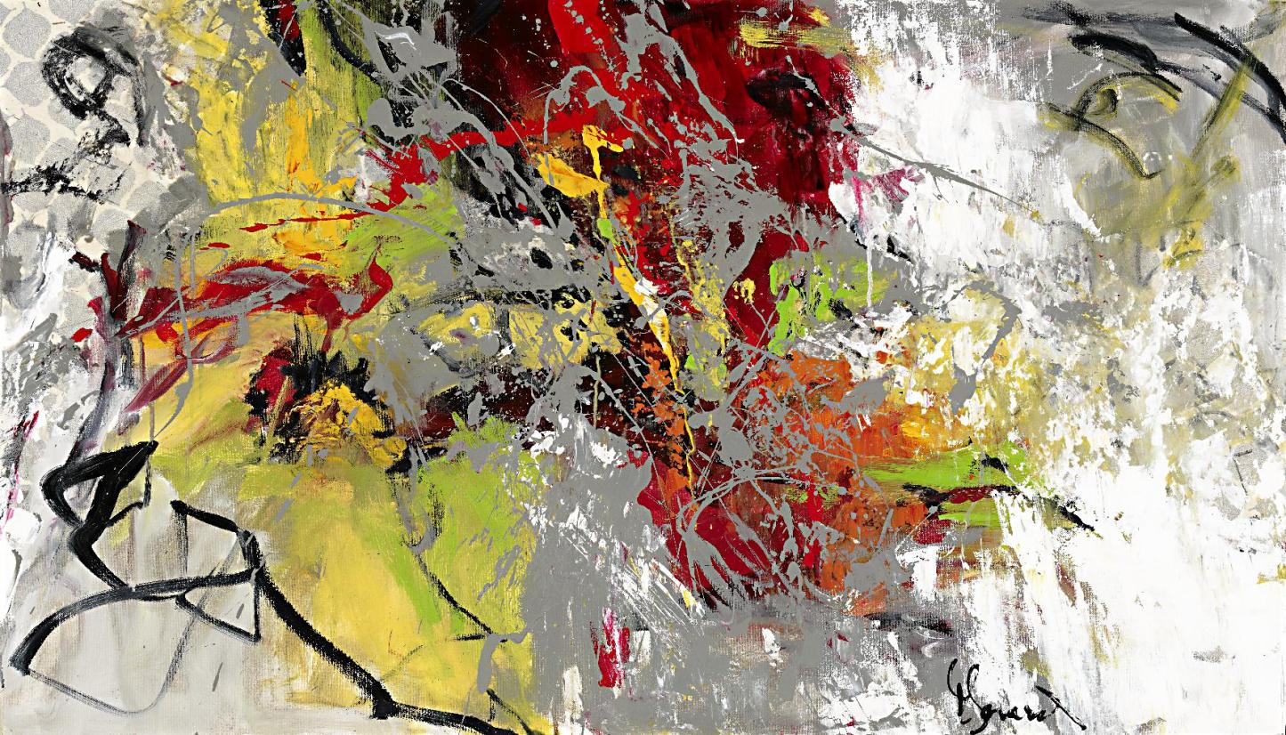 Œuvre d'art murale géante « Paix sur Terre » 84 x 48