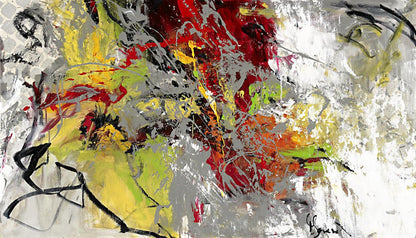 Œuvre d'art murale géante « Paix sur Terre » 84 x 48