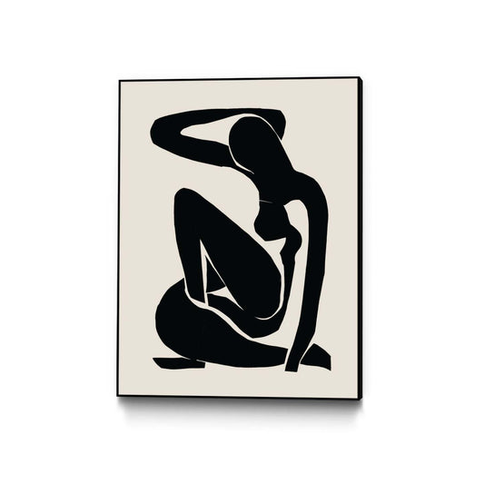 Untitled Canvas Framed Black 18x24 Wall Art|Œuvre d'art murale sur toile encadrée noire « Untitled » 18 x 24