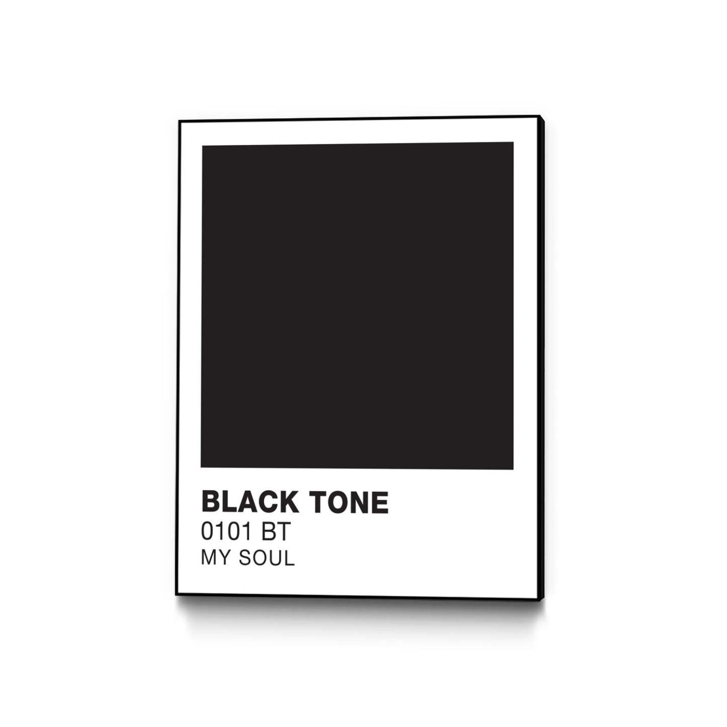 Black Tone Canvas Framed Black 18x24 Wall Art|Œuvre d'art murale sur toile encadrée noire « Black Tone » 18 x 24