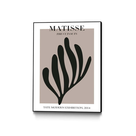 Forme Grège Canvas Framed Black 30x40 Wall Art|Œuvre d'art murale sur toile encadrée noire « Forme Grège » 30 x 40