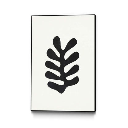 Papiers Découpés Iii Canvas Framed Black 24x36 Wall Art|Œuvre d'art murale sur toile encadrée noire « Papiers Découpés Iii » 24 x 36