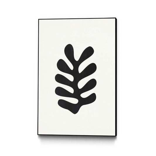 Papiers Découpés Iii Canvas Framed Black 24x36 Wall Art|Œuvre d’art murale sur toile encadrée noire « Papiers Découpés Iii » 24 x 36