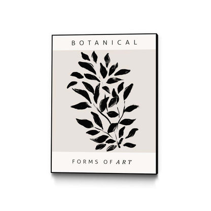 Œuvre d’art murale sur toile encadrée noire « Forms Of Art » 24 x 32