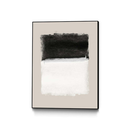 Œuvre d'art murale sur toile encadrée noire « Inspiration » 24 x 32