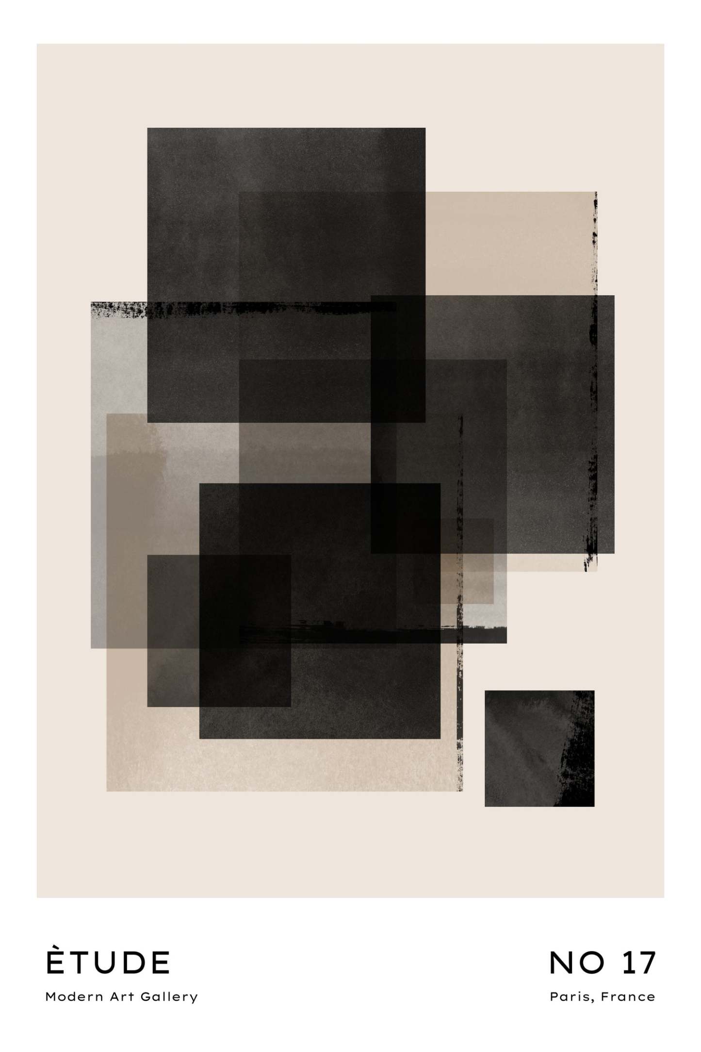 Œuvre d'art murale géante « Untitled Art » 72x48