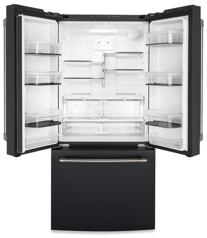 Réfrigérateur Café de 33 18,6 pi³ à portes françaises - noir mat - CWE19SP3ND1 | Cafe 33 18.6 Cu. Ft. French-Door Refrigerator - Matte Black - CWE19SP3ND1