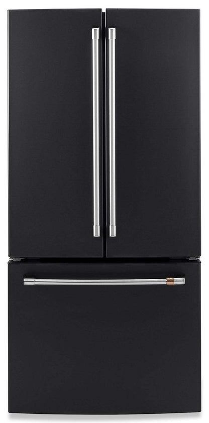 Réfrigérateur Café de 33 18,6 pi³ à portes françaises - noir mat - CWE19SP3ND1 | Cafe 33 18.6 Cu. Ft. French-Door Refrigerator - Matte Black - CWE19SP3ND1