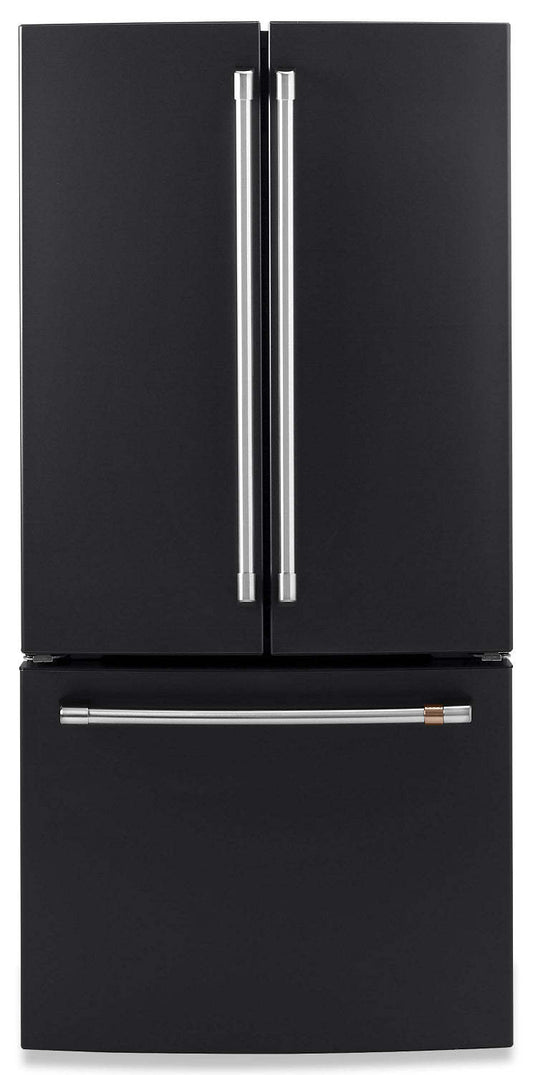 Réfrigérateur Café de 33 18,6 pi³ à portes françaises - noir mat - CWE19SP3ND1 | Cafe 33 18.6 Cu. Ft. French-Door Refrigerator - Matte Black - CWE19SP3ND1