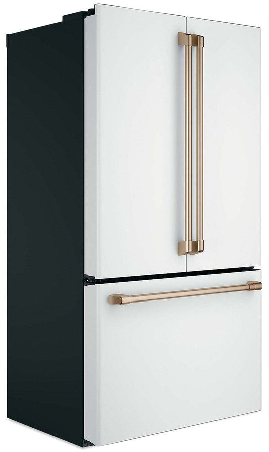 Réfrigérateur Café de 36 po et de 23,1 pi³ à portes françaises - blanc mat - CWE23SP4MW2 | Cafe 36 23.1 Cu. Ft. French-Door Refrigerator - Matte White - CWE23SP4MW2