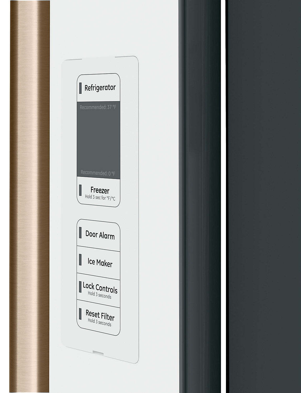 Réfrigérateur Café de 36 po et de 23,1 pi³ à portes françaises - blanc mat - CWE23SP4MW2 | Cafe 36 23.1 Cu. Ft. French-Door Refrigerator - Matte White - CWE23SP4MW2