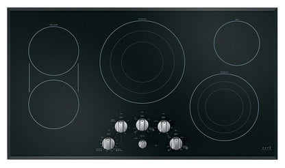 Café 5 pièces Electric Cooktop Stainless Steel Knobs - CXCE1HKPMSS|Boutons acier inoxydable brossé pour surface de cuisson électrique 5 pièces Café - CXCE1HKPMSS|CXCE1HSS