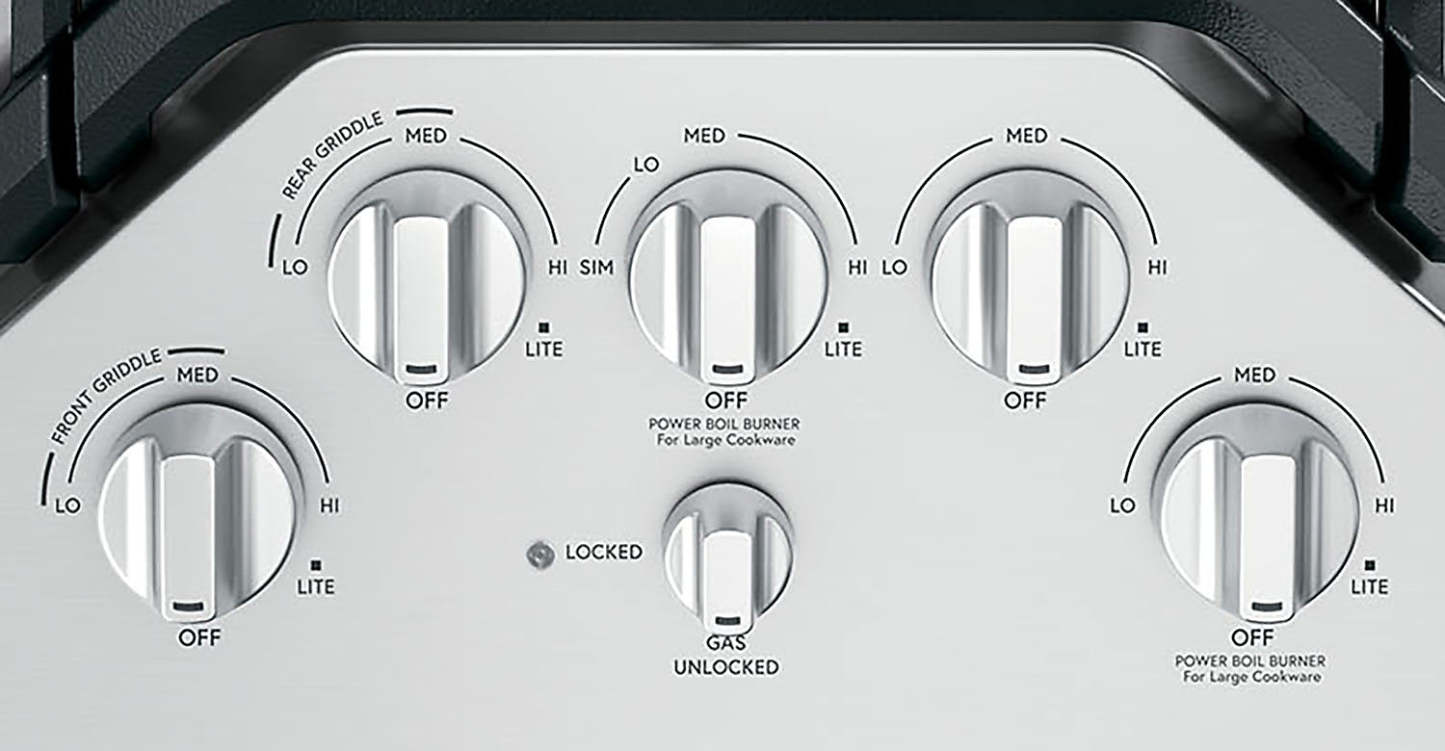 Boutons en acier inoxydable brossé pour table de cuisson à gaz Café 5 pièces - CXCG1K0PMSS|Boutons en acier inoxydable brossé pour surface de cuisson à gaz 5 pièces Café - CXCG1K0PMSS|CXCG1KSS